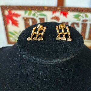 Aretes 17 k Gold Plated